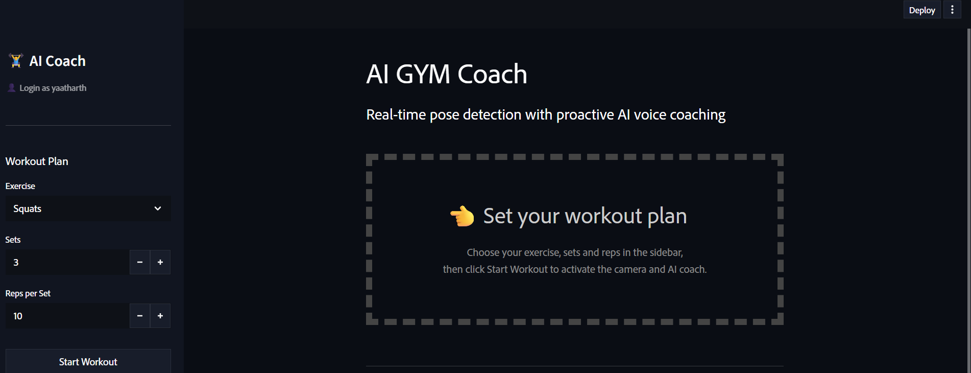 Deadlift posture feedback
