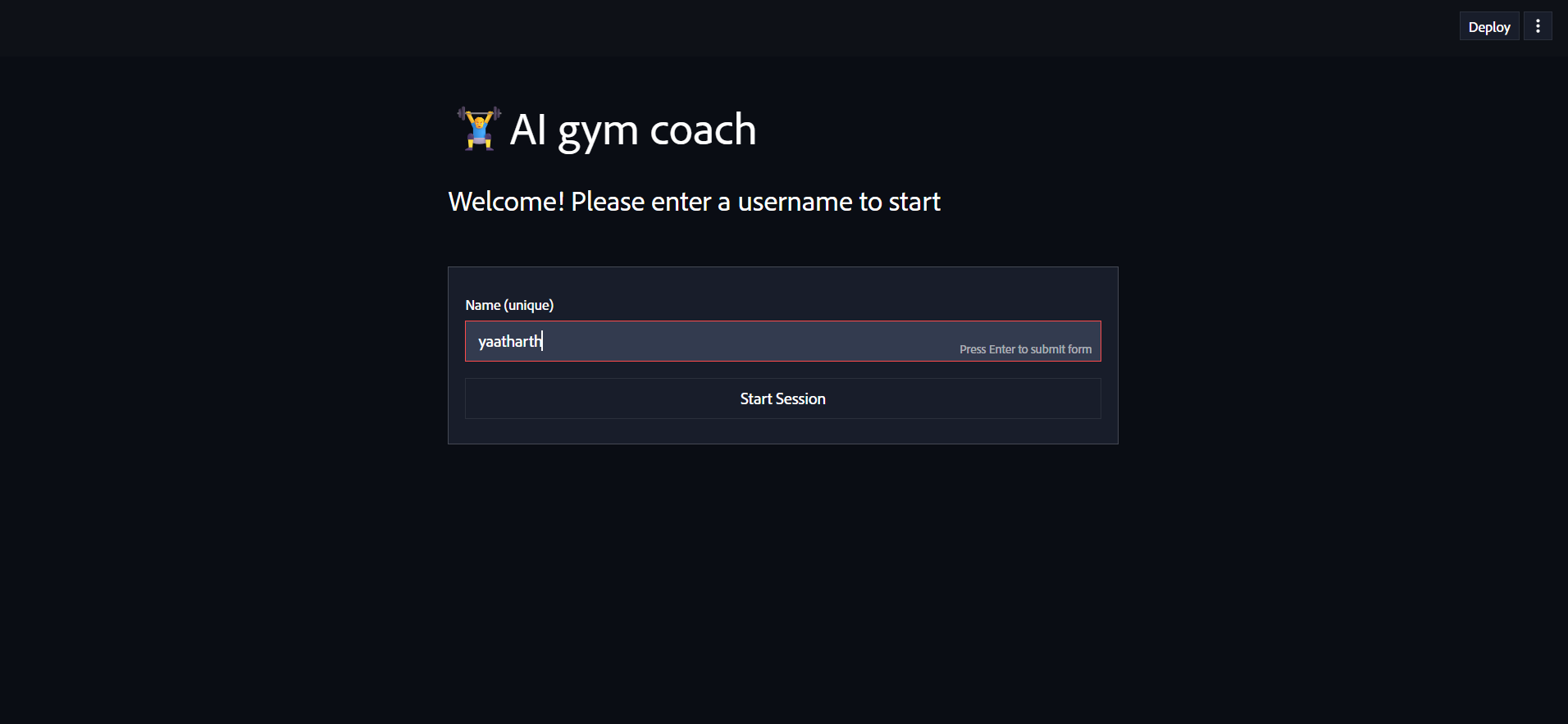 Squat form analysis
